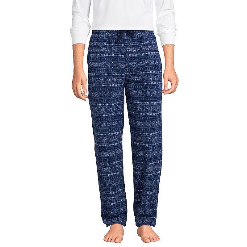 Lands End Mens Fleece Pajama Pant Product Image