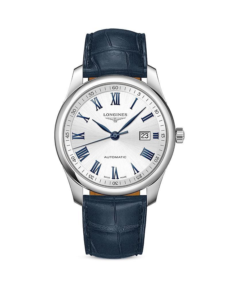 Longines Mens Master Collection Automatic Silver Dial Stainless Steel Bracelet Watch Product Image