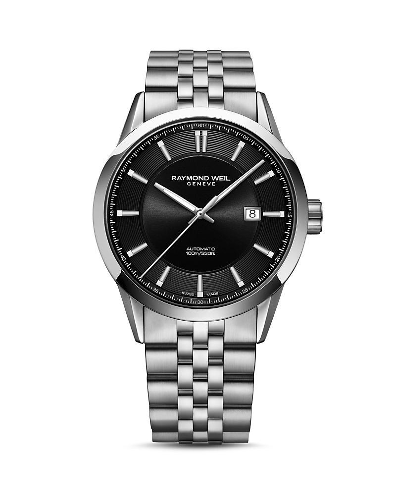 Womens Freelancer Date Stainless Steel Automatic Bracelet Watch Product Image