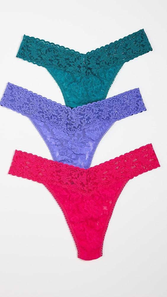 Hanky Panky 3 Original Rise Thongs | Shopbop Product Image