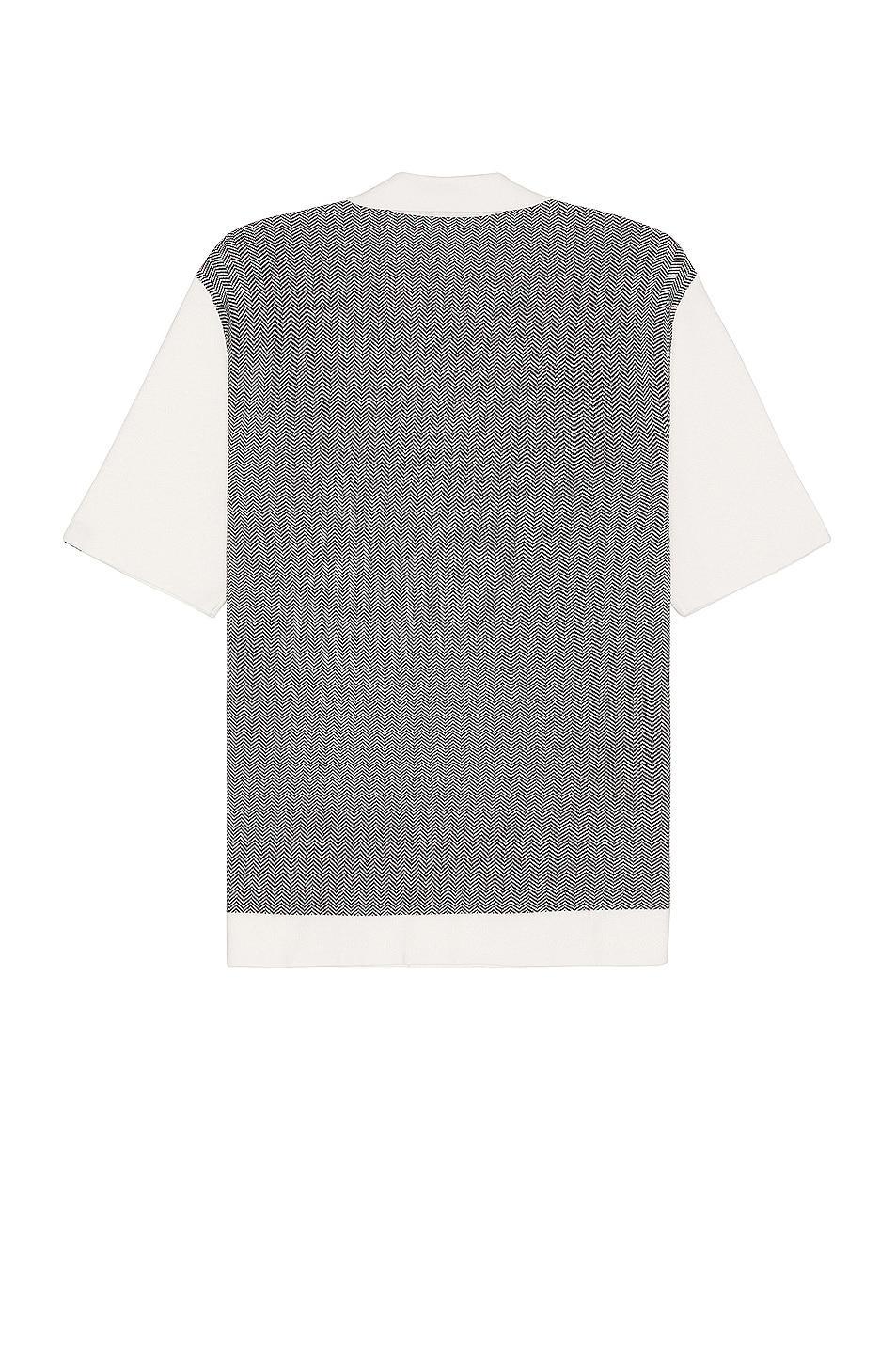 rag & bone Avery Herringbone Knit Snap Front Shirt product image