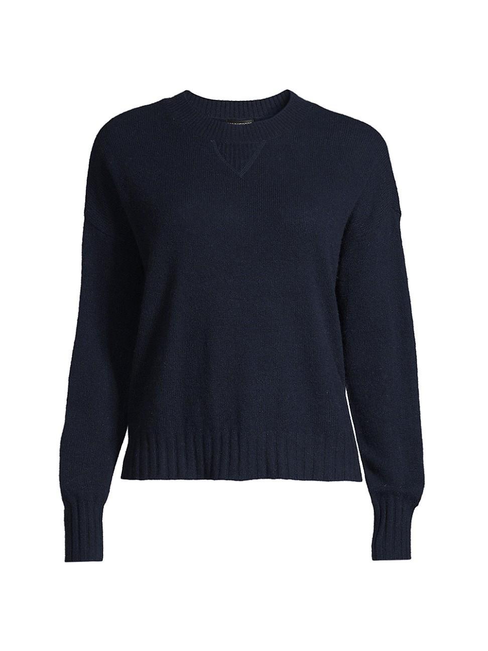 Womens Cashmere Crewneck Sweater Product Image