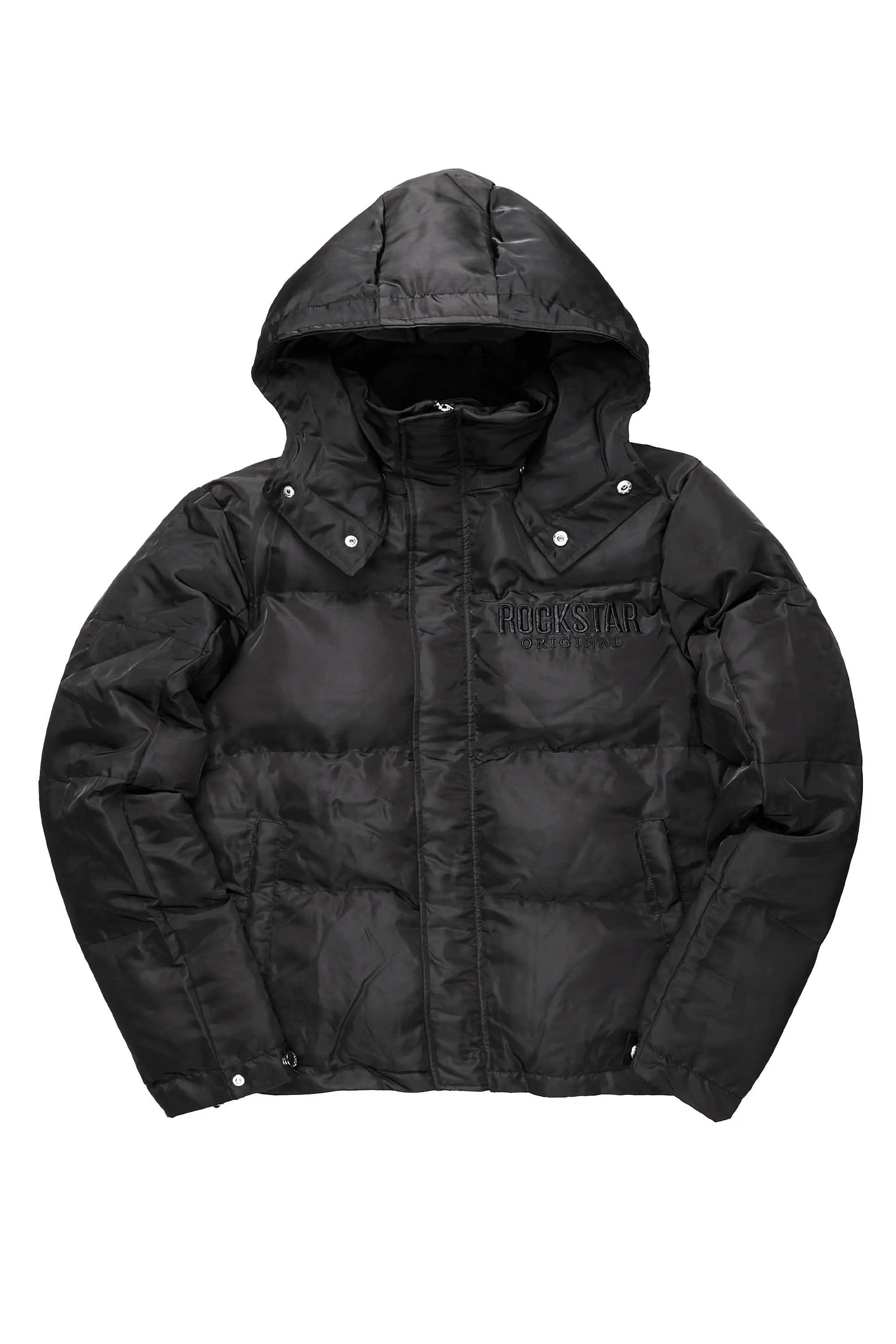 Brynn Black Puffer Jacket Male Product Image