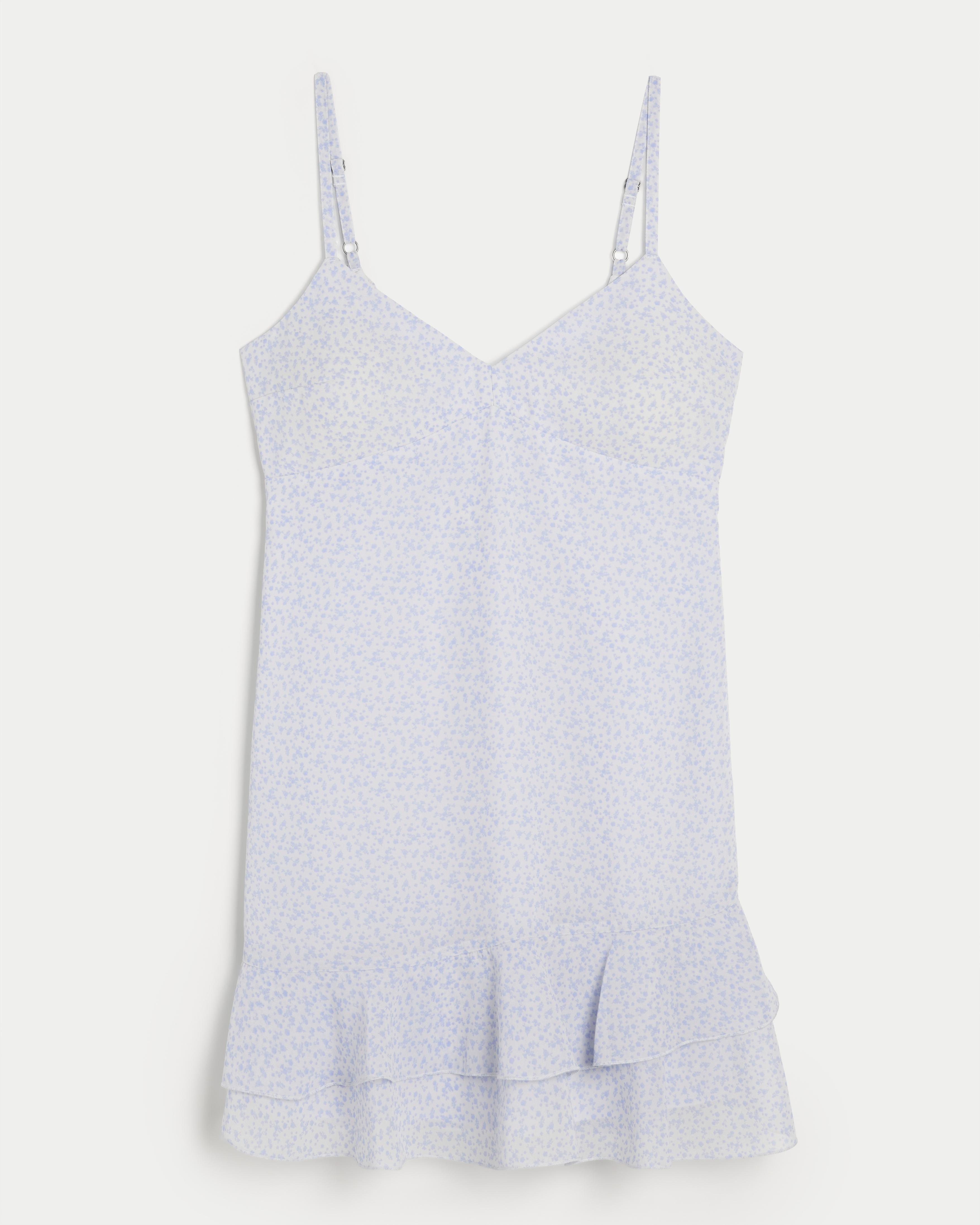 Open Back Linen-Blend Mini Dress Product Image