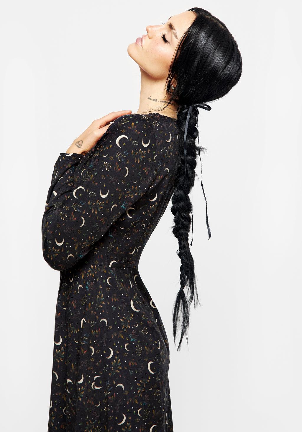 Sickle Moon Corset Midi Dress Product Image