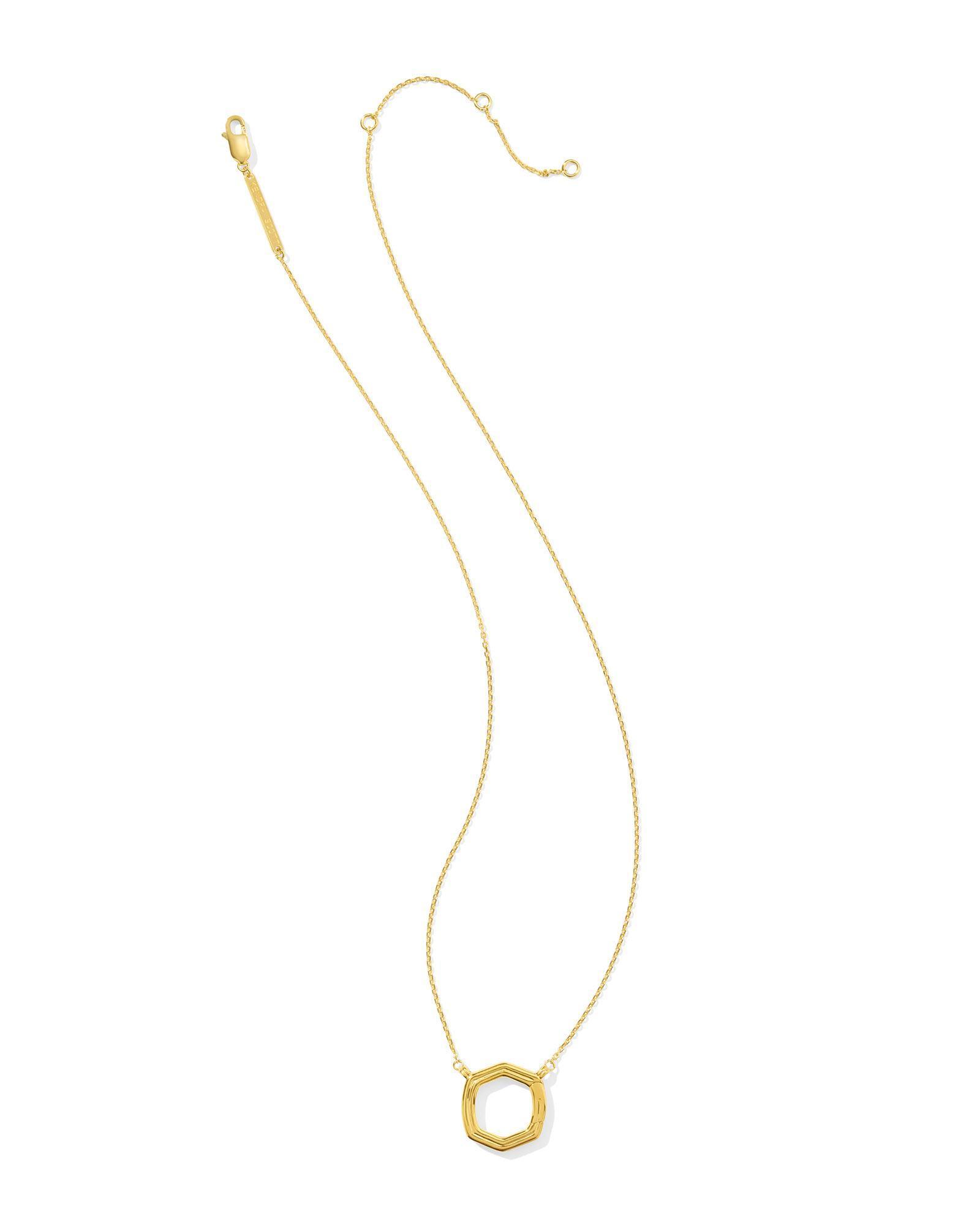 Davie Ridged Chain Necklace in 18k Gold Vermeil Product Image