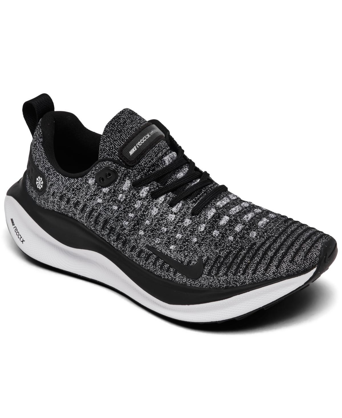 Nike Womens React Infinity Run Flyknit 4 - Running Shoes Black/Black Product Image