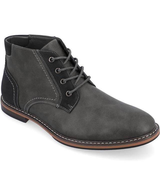 Vance Co. Franco Mens Plain Toe Chukka Boots Brown Product Image