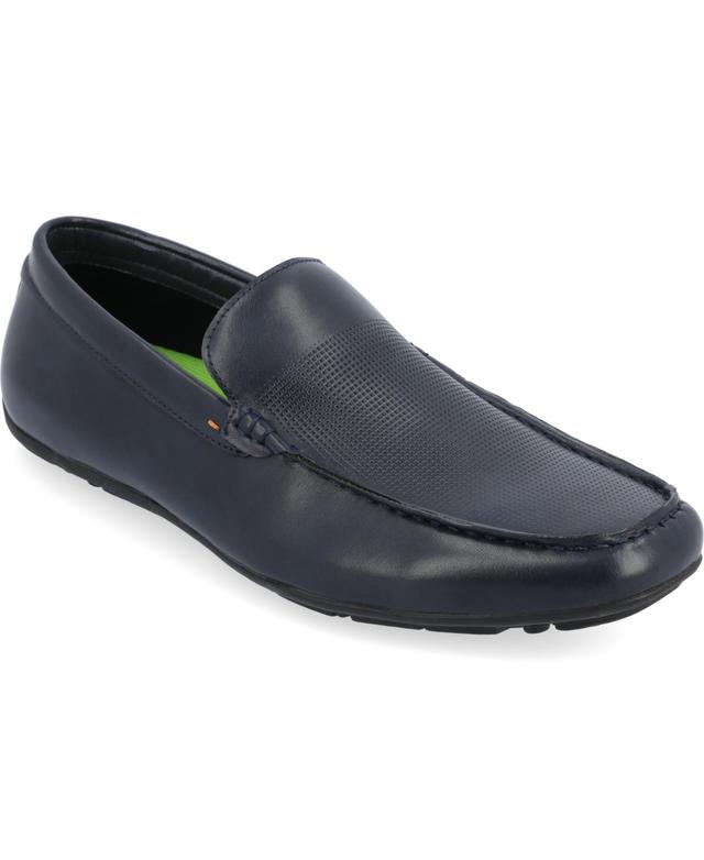 Vance Co. Mitch Mens Driving Loafers Blue Product Image