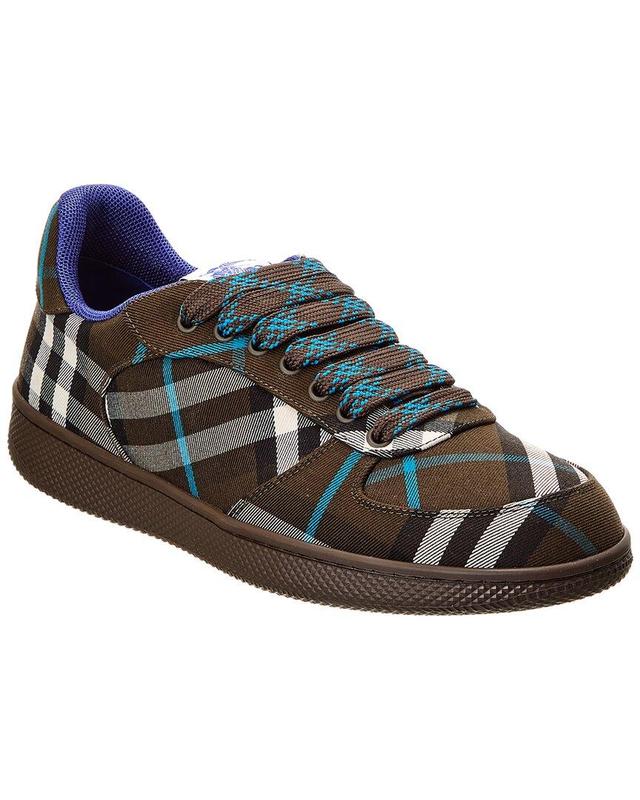 Terrace Check Canvas Sneaker In Brown Product Image