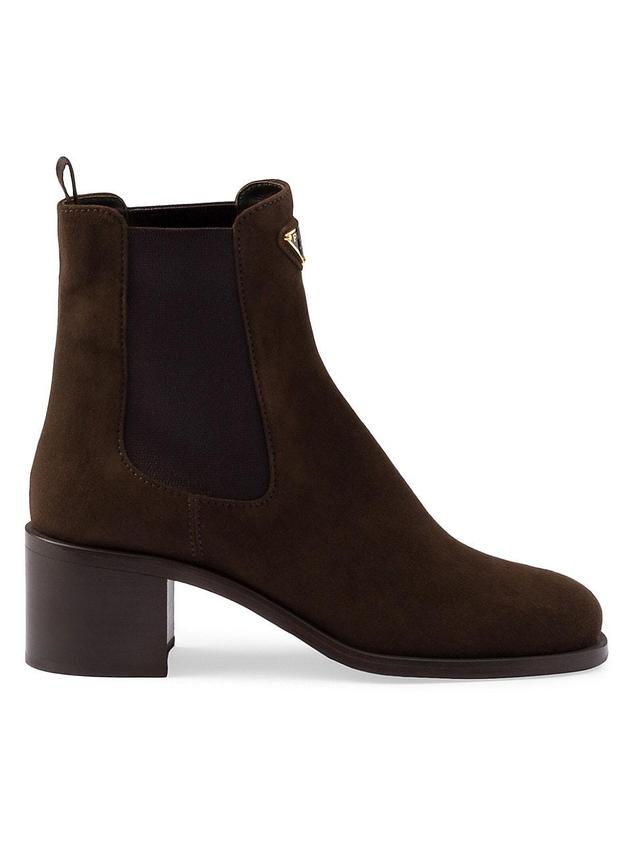 Womens Suede Booties Product Image