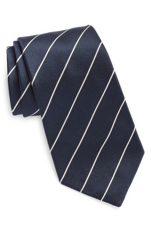 Mens Striped Silk Tie Product Image