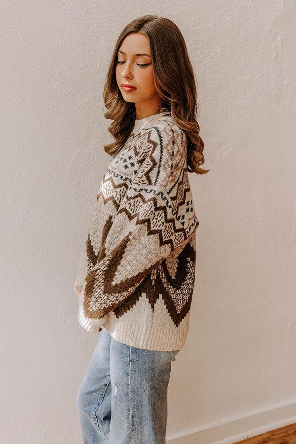 Fireside S'mores Knit Sweater Product Image