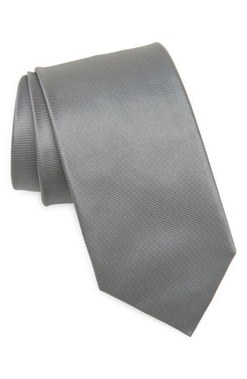 TOM FORD Silk Twill Tie In Grey Product Image