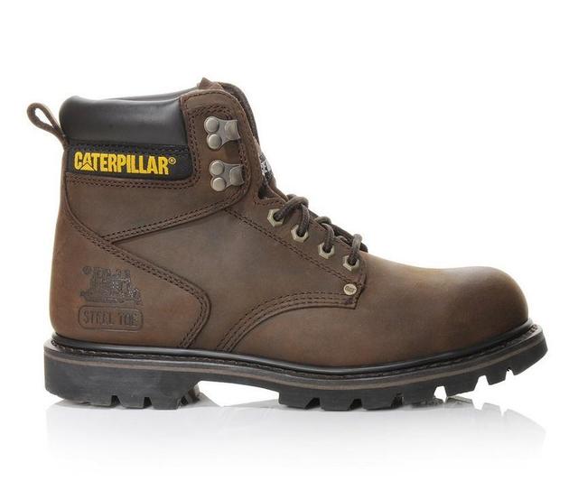 Men's Caterpillar Second Shift 6 In Steel Toe Work Boots Product Image