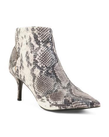 Amstel Stretch Booties for Women | Snakeskin/Textile Product Image