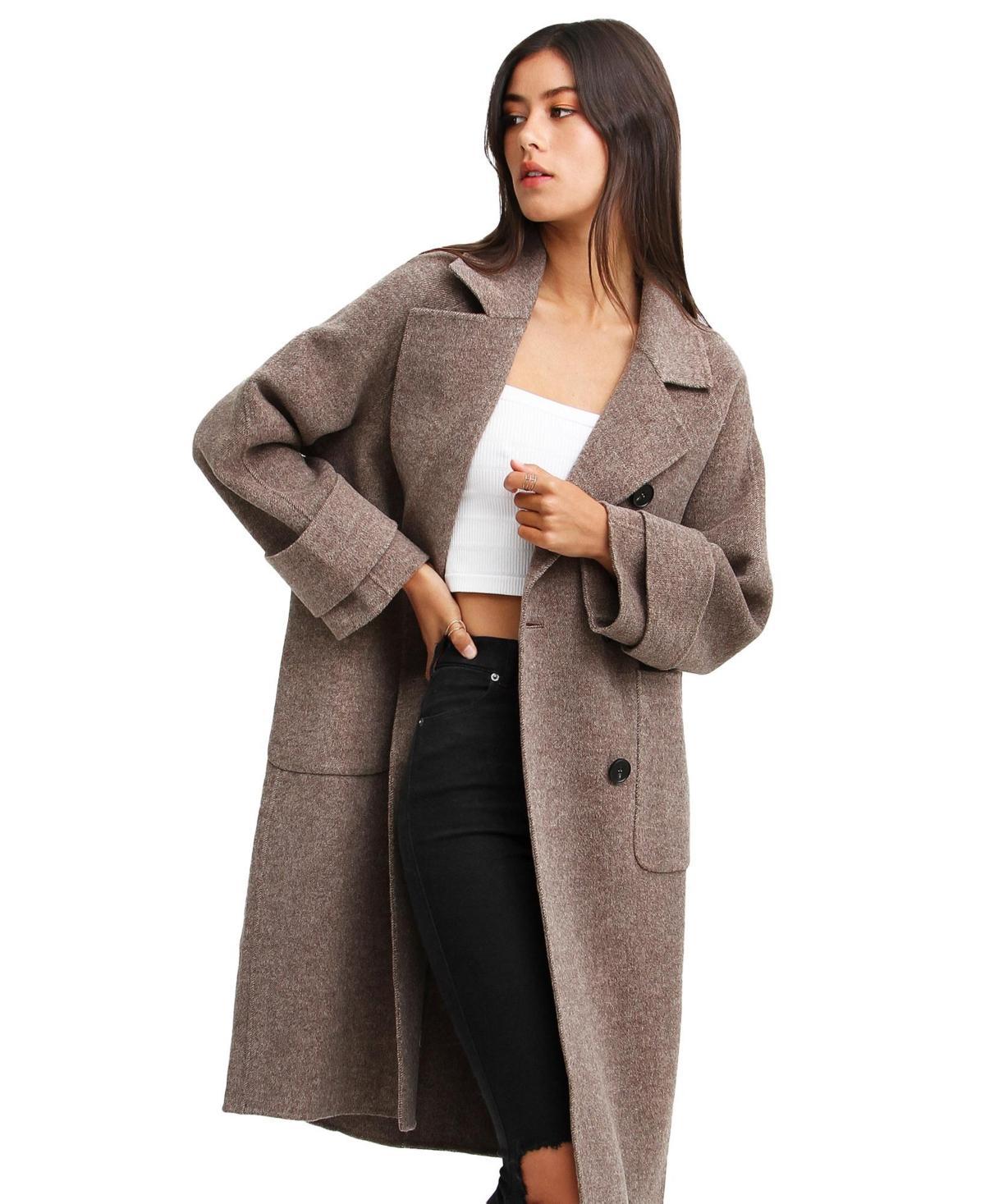 Women Belle & Bloom Rumour Has It Oversized Wool Blend Coat Product Image