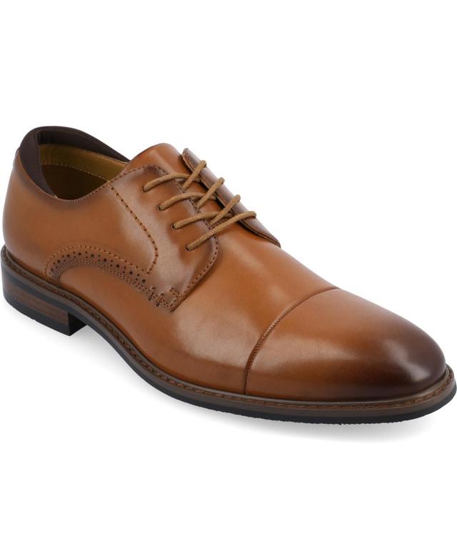 Vance Co. Mens Maning Tru Comfort Foam Cap Toe Lace-Up Derby Shoes Product Image