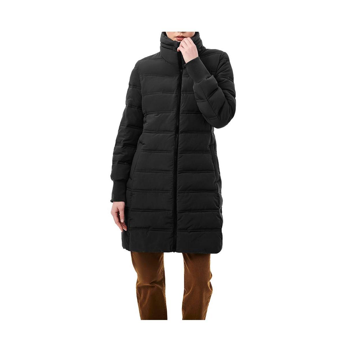 Bernardo Womens Recycled Stretch Quilted Walker Coats Product Image