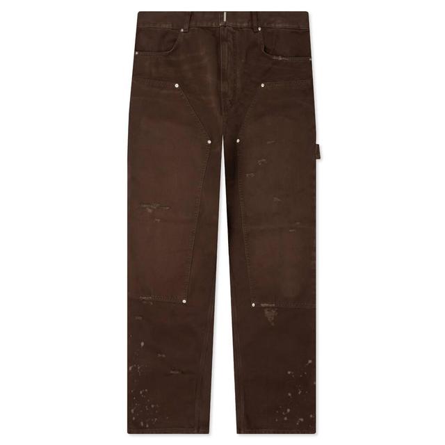 Studded Carpenter Pants - Dark Brown Male Product Image