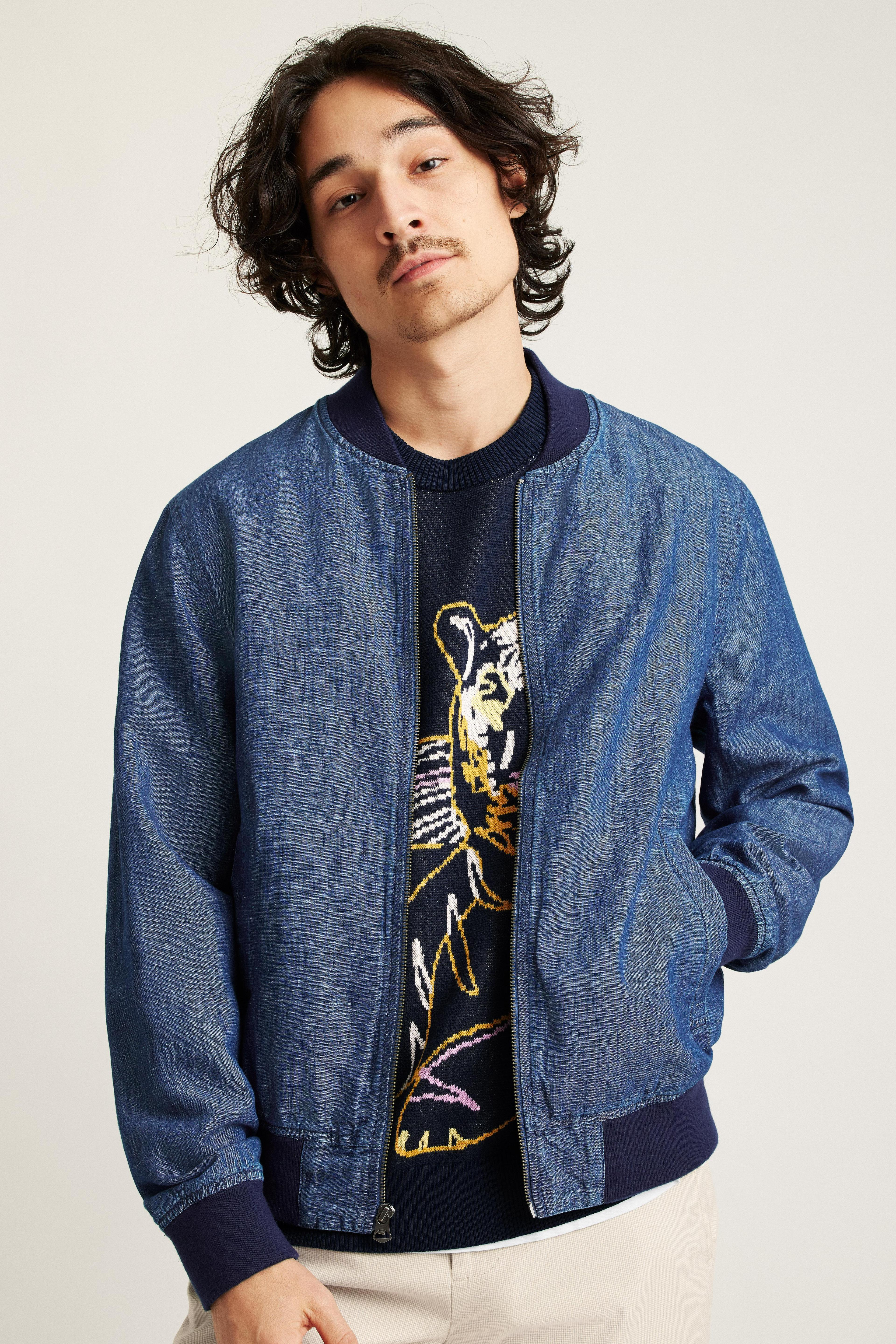 Chambray Bomber Product Image