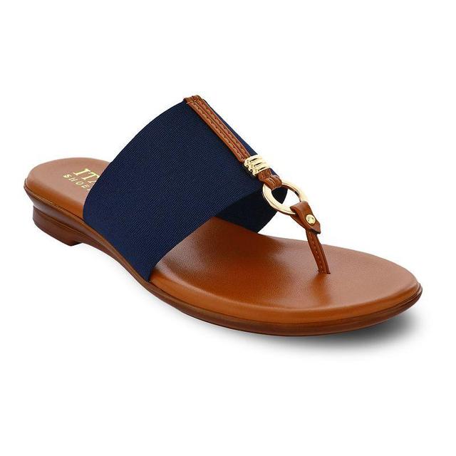 Italian Shoemakers Selah Womens Flat Sandals Blue Product Image