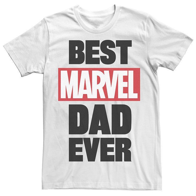 Mens Marvel Best Marvel Dad Graphic Tee Product Image