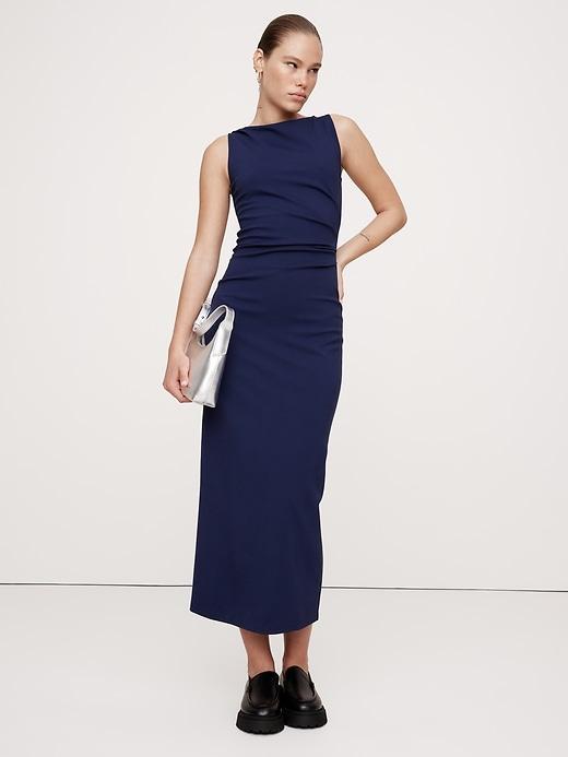 Lightweight Ponte Midi Dress Product Image