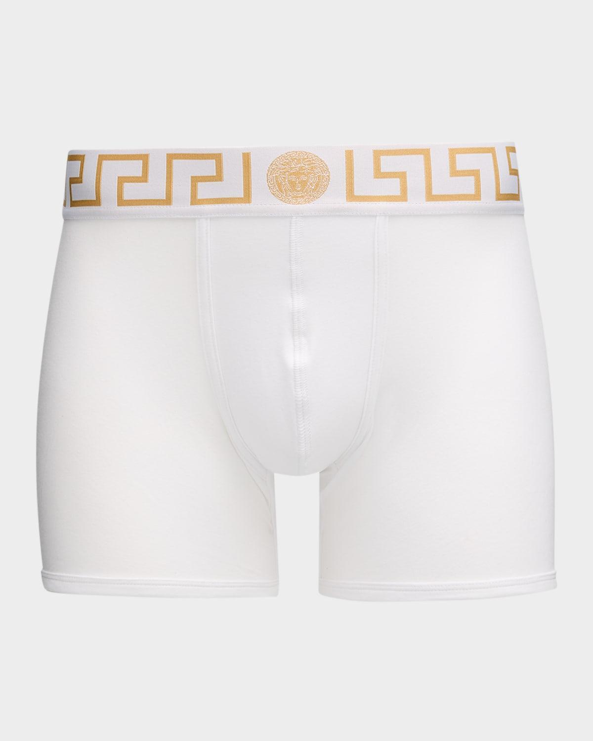 Mens Organic Cotton Greek Key Boxer Briefs Product Image