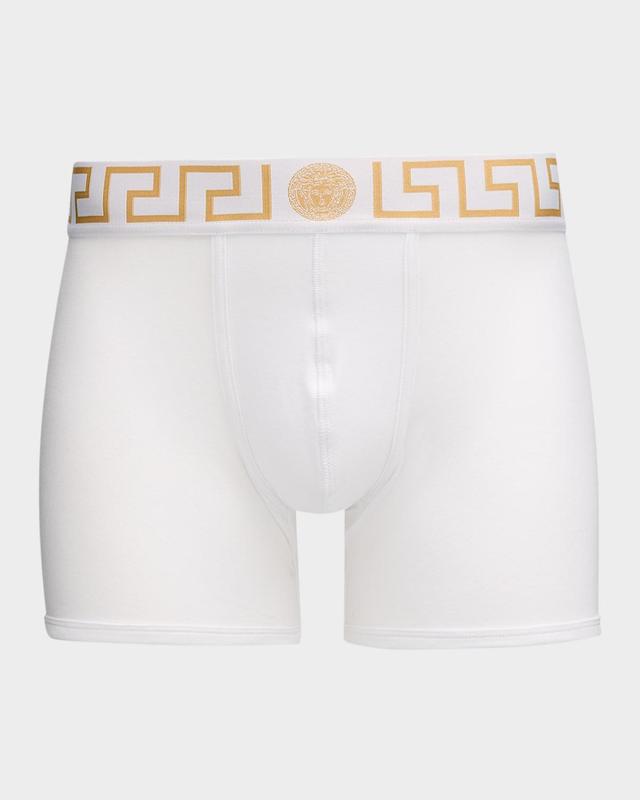 Mens Organic Cotton Greek Key Boxer Briefs Product Image