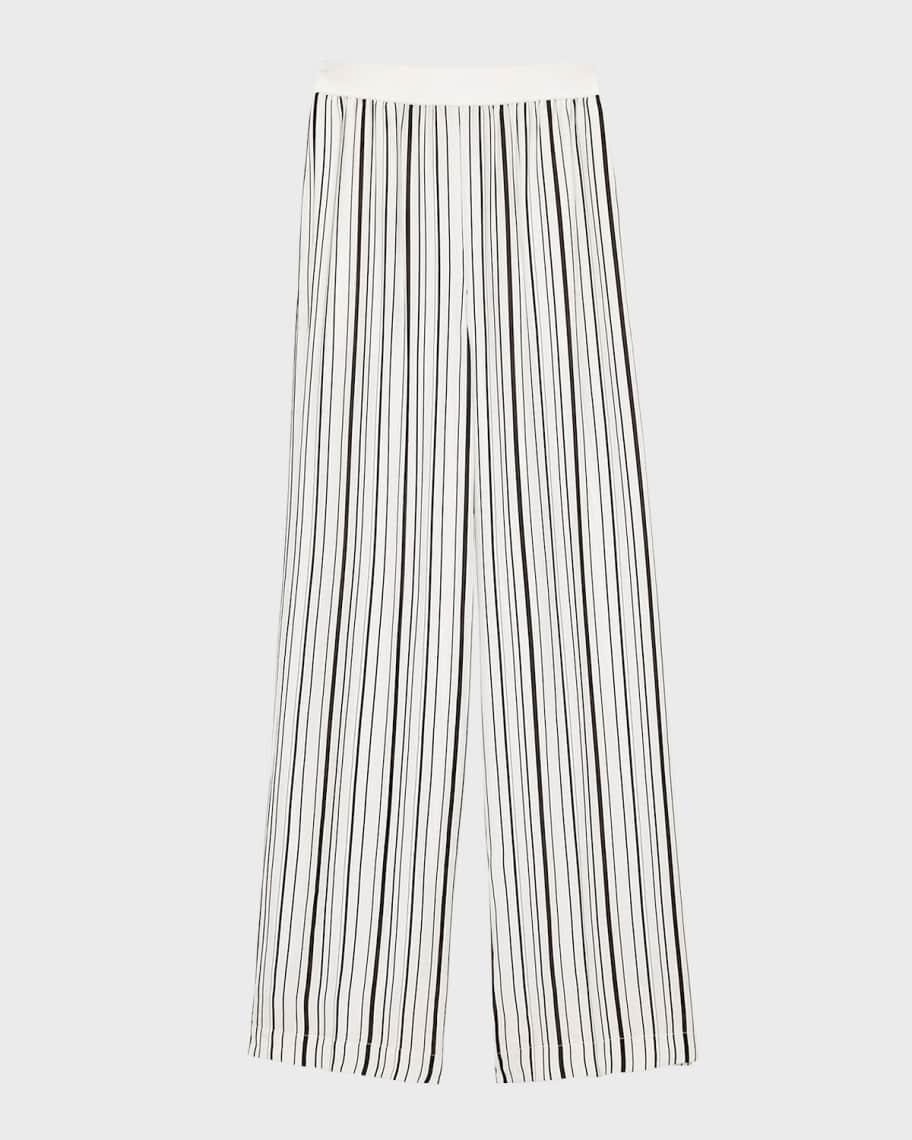 Hulin High-Rise Striped Wide-Leg Pants Product Image