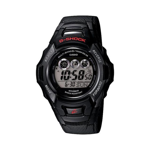 Casio Mens G-Shock Tough Solar Atomic Digital Chronograph Watch - GWM530A-1, Black Product Image