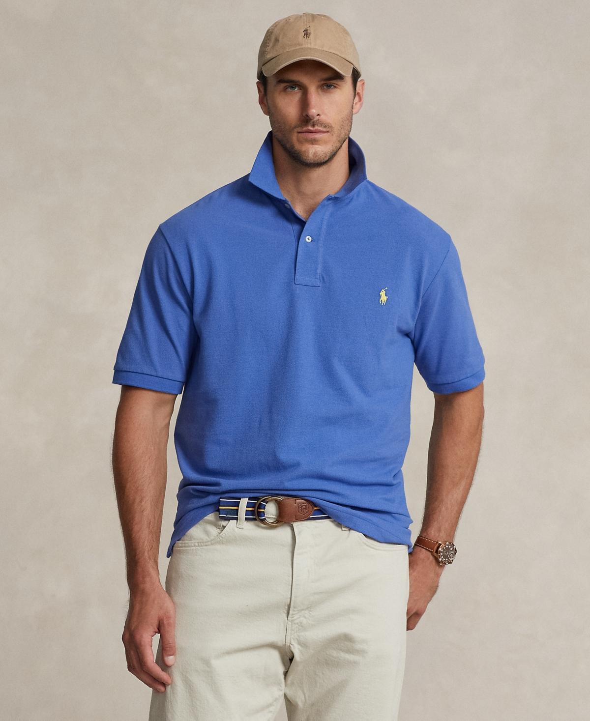 Polo Ralph Lauren Mens Big & Tall The Iconic Mesh Polo Shirt Product Image