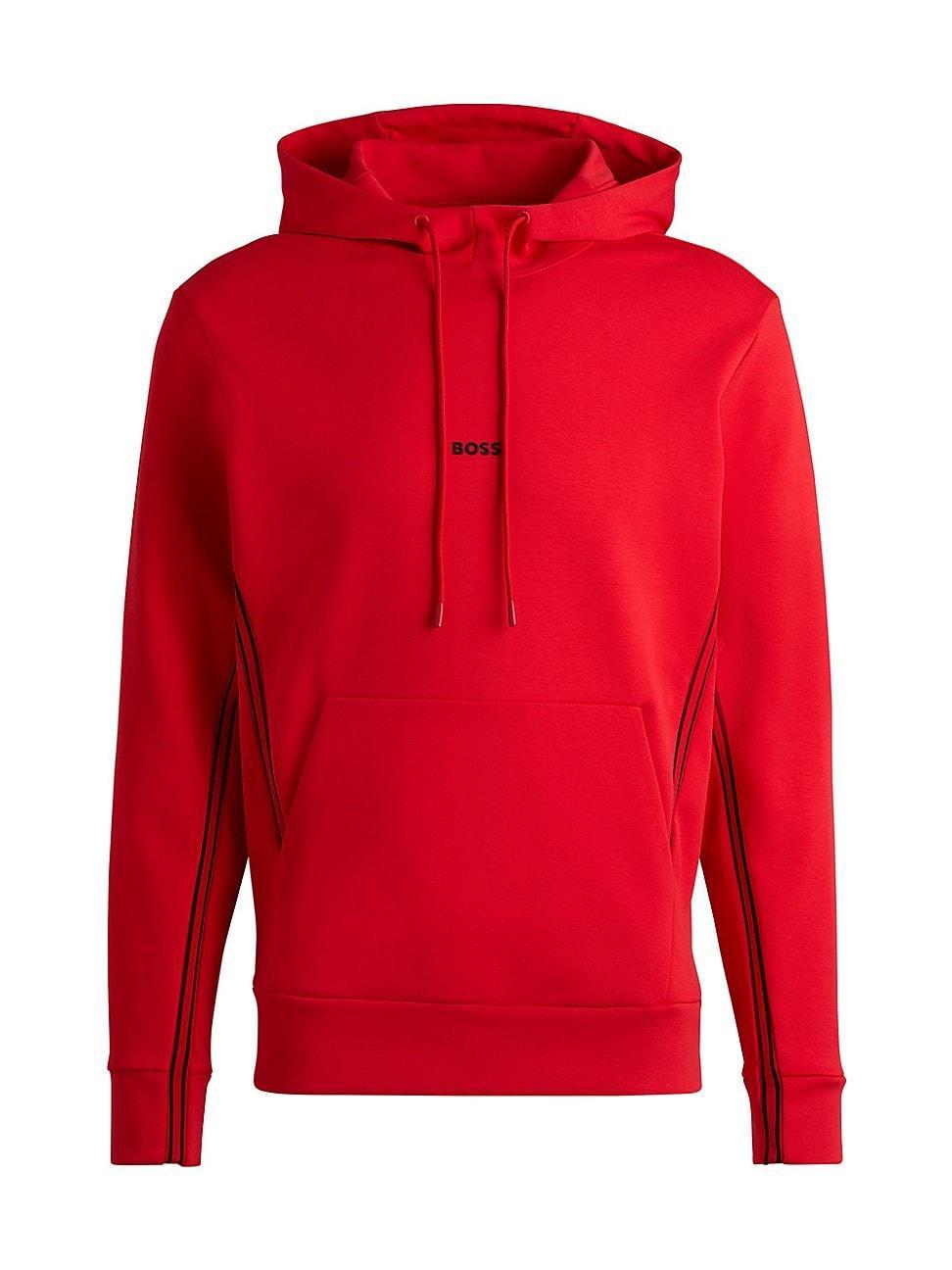 Mens Regular Fit Hoodie with Logo Detail Product Image