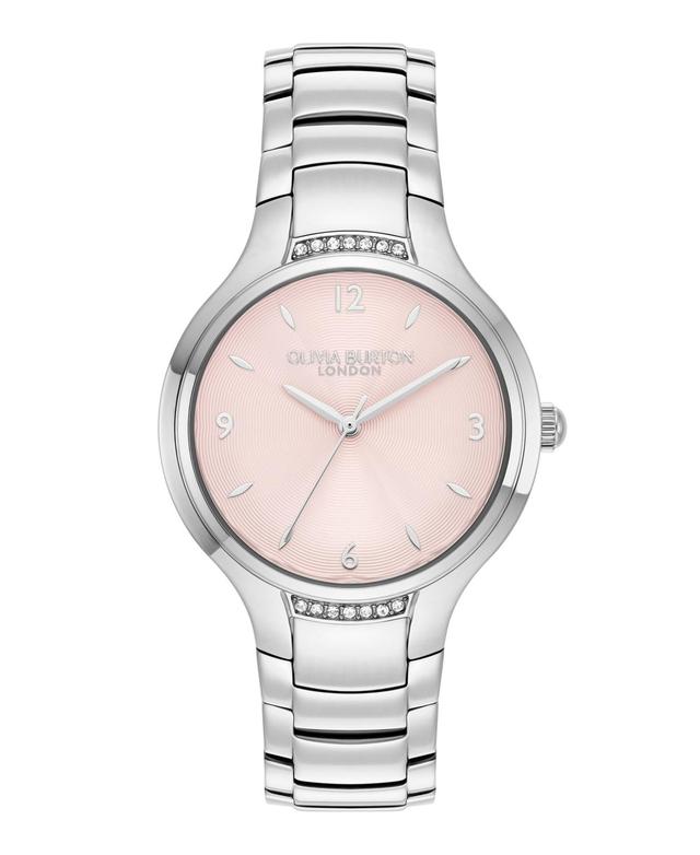 Olivia Burton Womens Lea Silver Stainless Steel Watch 34mm - Silver Product Image