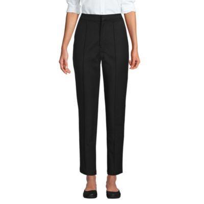 Lands End Womens High Rise Bi Stretch Pintuck Pencil Ankle Pants Product Image