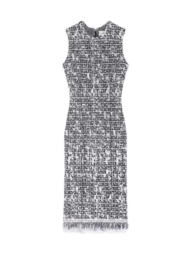 Givenchy Tweed Sleeveless Sheath Dress Product Image