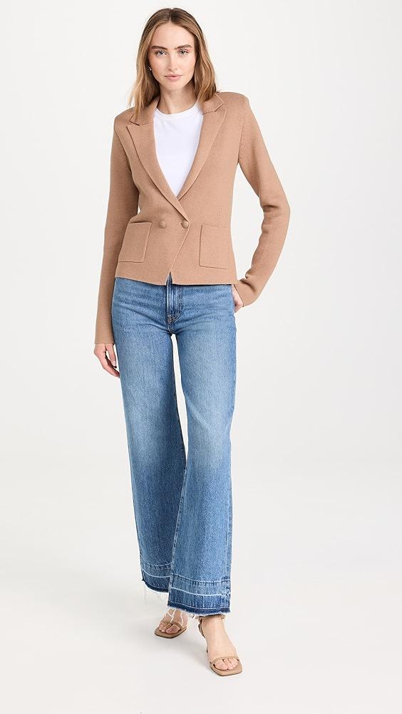 L'AGENCE Sofia Knit Blazer | Shopbop Product Image