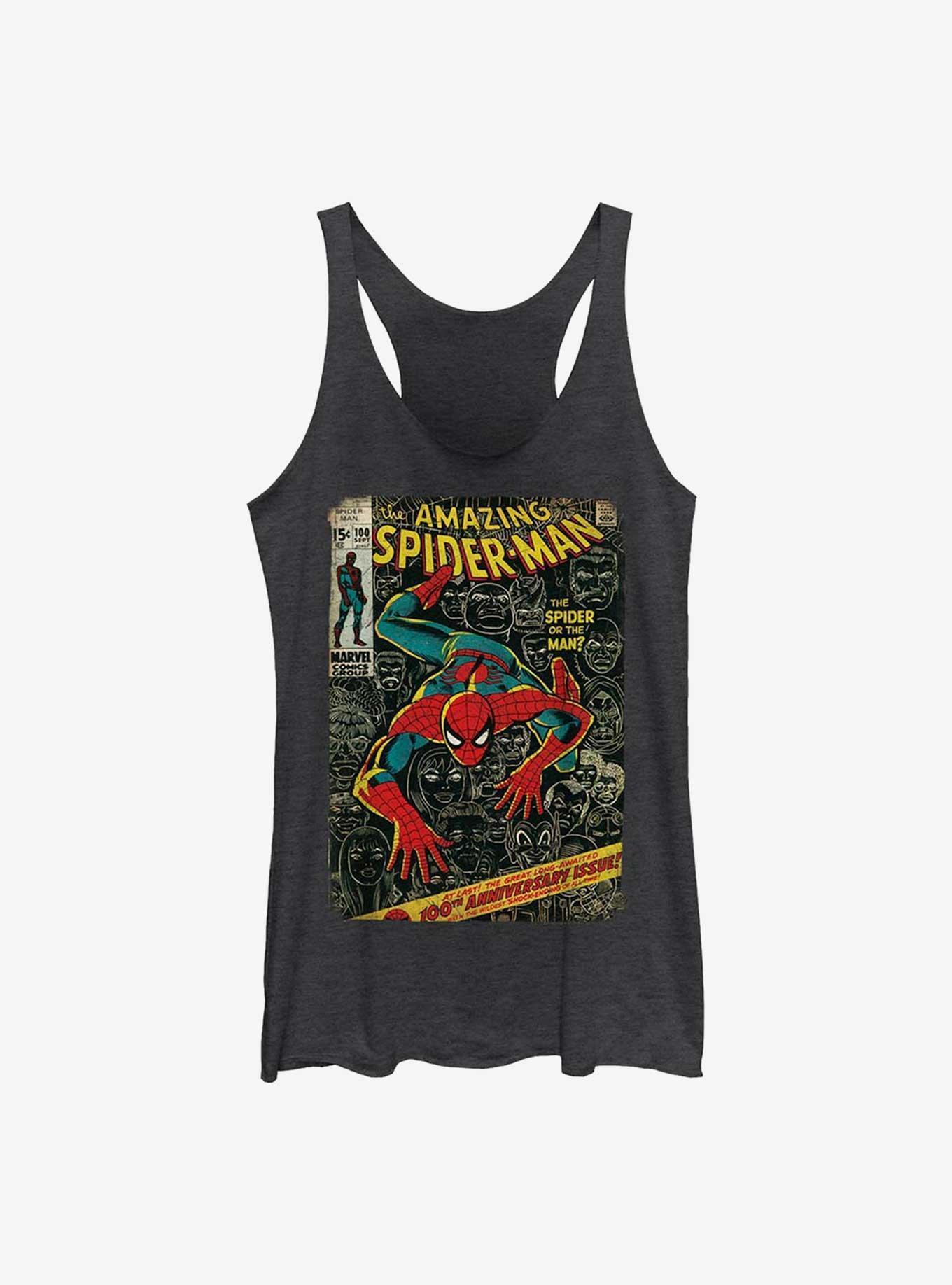 Marvel Spider-Man Spidey Comic Cover Girls Tank Product Image