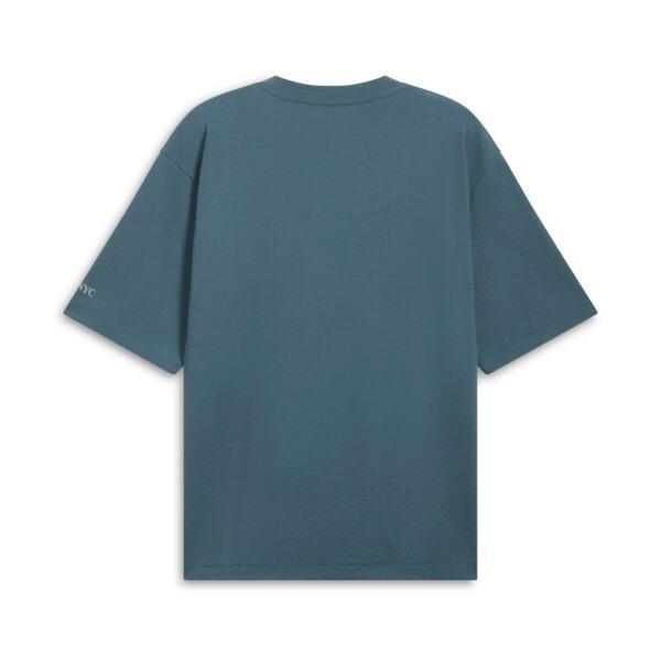 PUMA NYC Logo Men's T-Shirt in Grey Skies Product Image