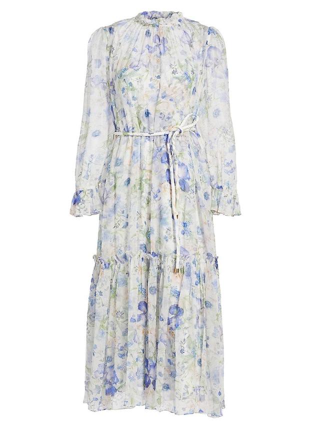 Womens Natura Floral Midi-Dress Product Image