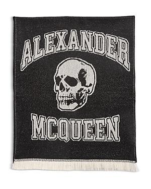 Alexander McQUEEN Varsity Logo Wool Scarf Product Image