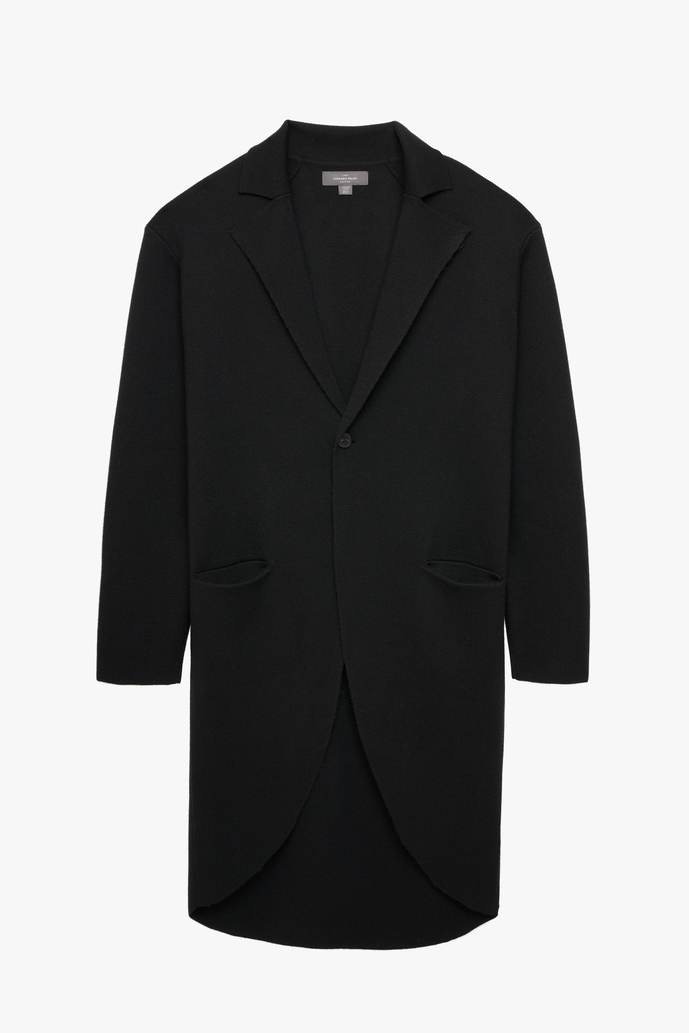 KNIT WOOL COAT X STEFANO PILATI Product Image