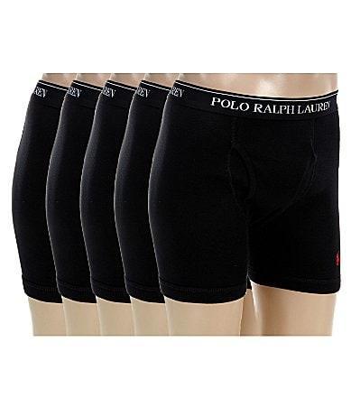 Polo Ralph Lauren 5-Pack Boxer Brief 1) Men's Underwear Product Image