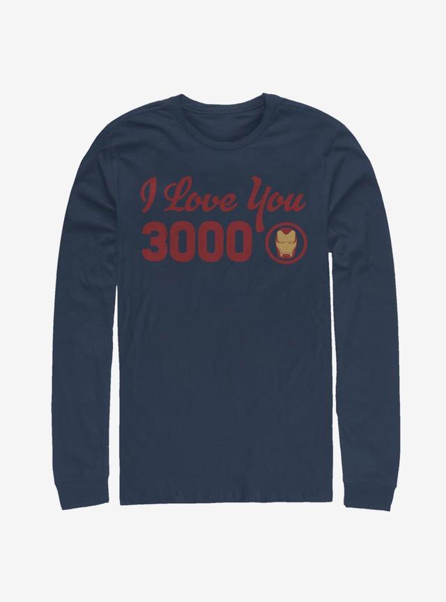 Marvel Avengers: Endgame Iron Man I Love You Icon Long-Sleeve T-Shirt Product Image