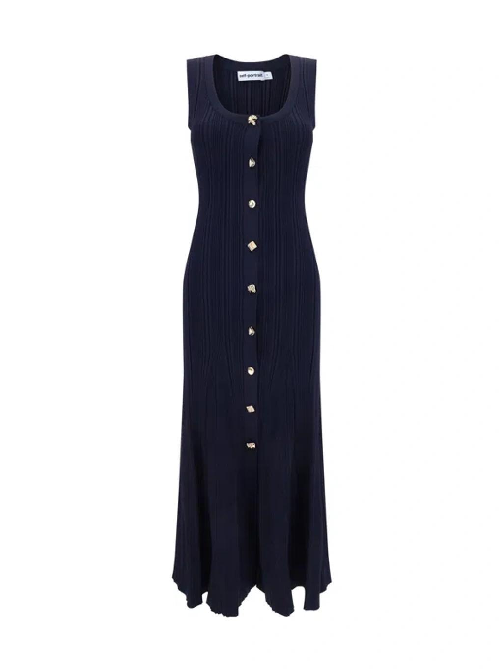 Midi Dress In Blue Product Image