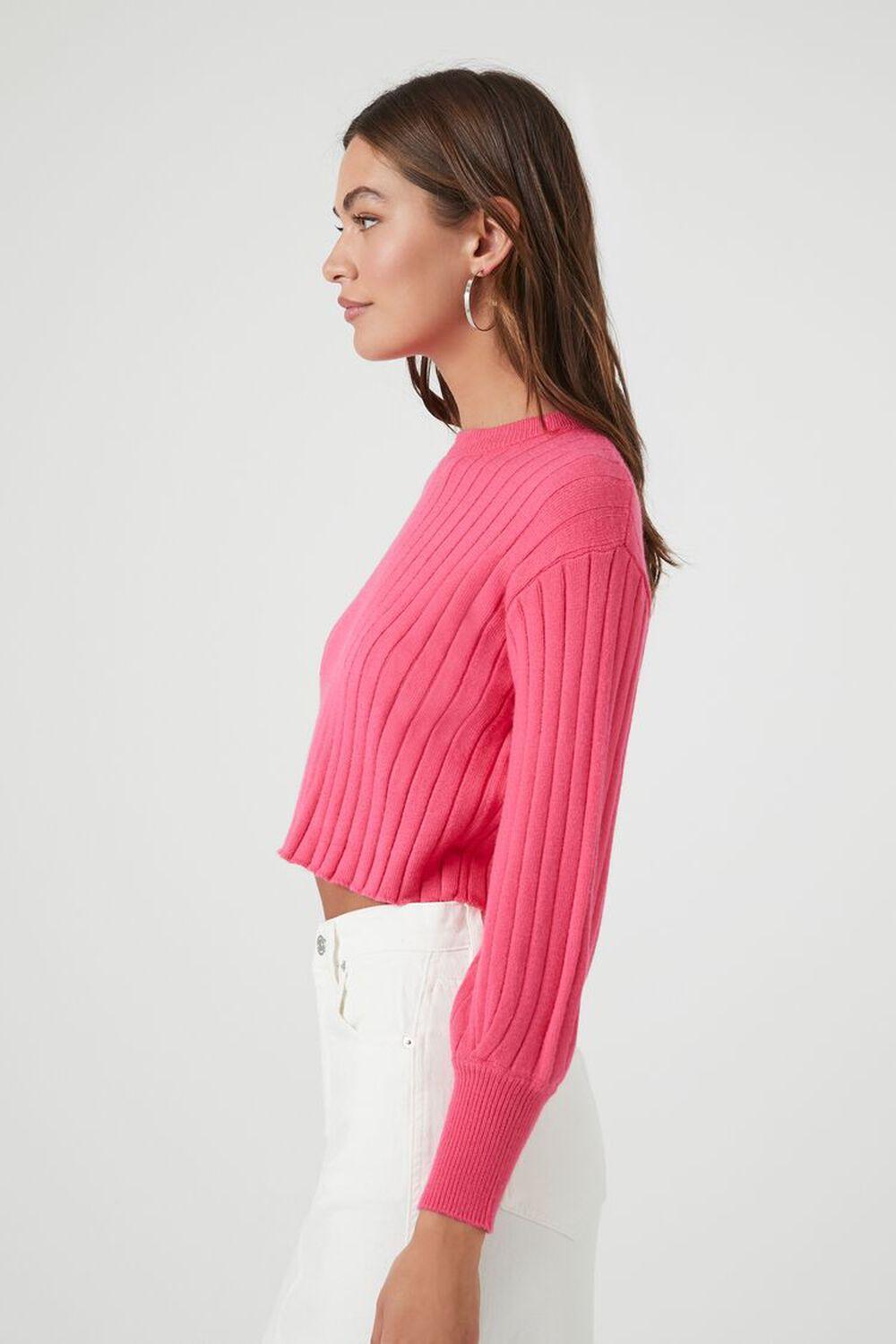 Cropped Rib-Knit Sweater | Forever 21 Product Image