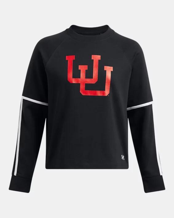 Womens UA Double Knit Fleece Gameday Collegiate Crew Product Image