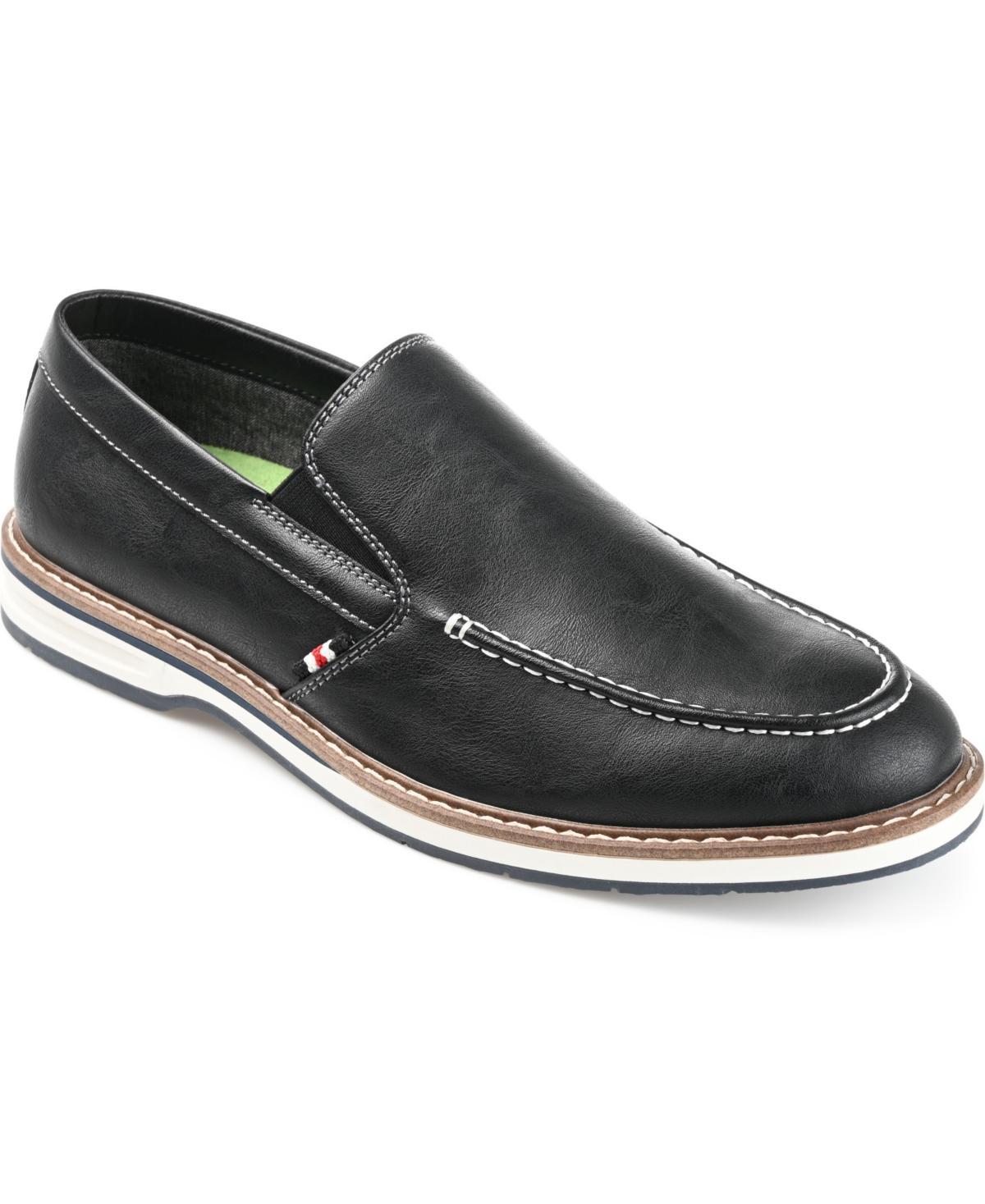 Vance Co. Harrison Mens Slip-On Casual Loafers Black Product Image