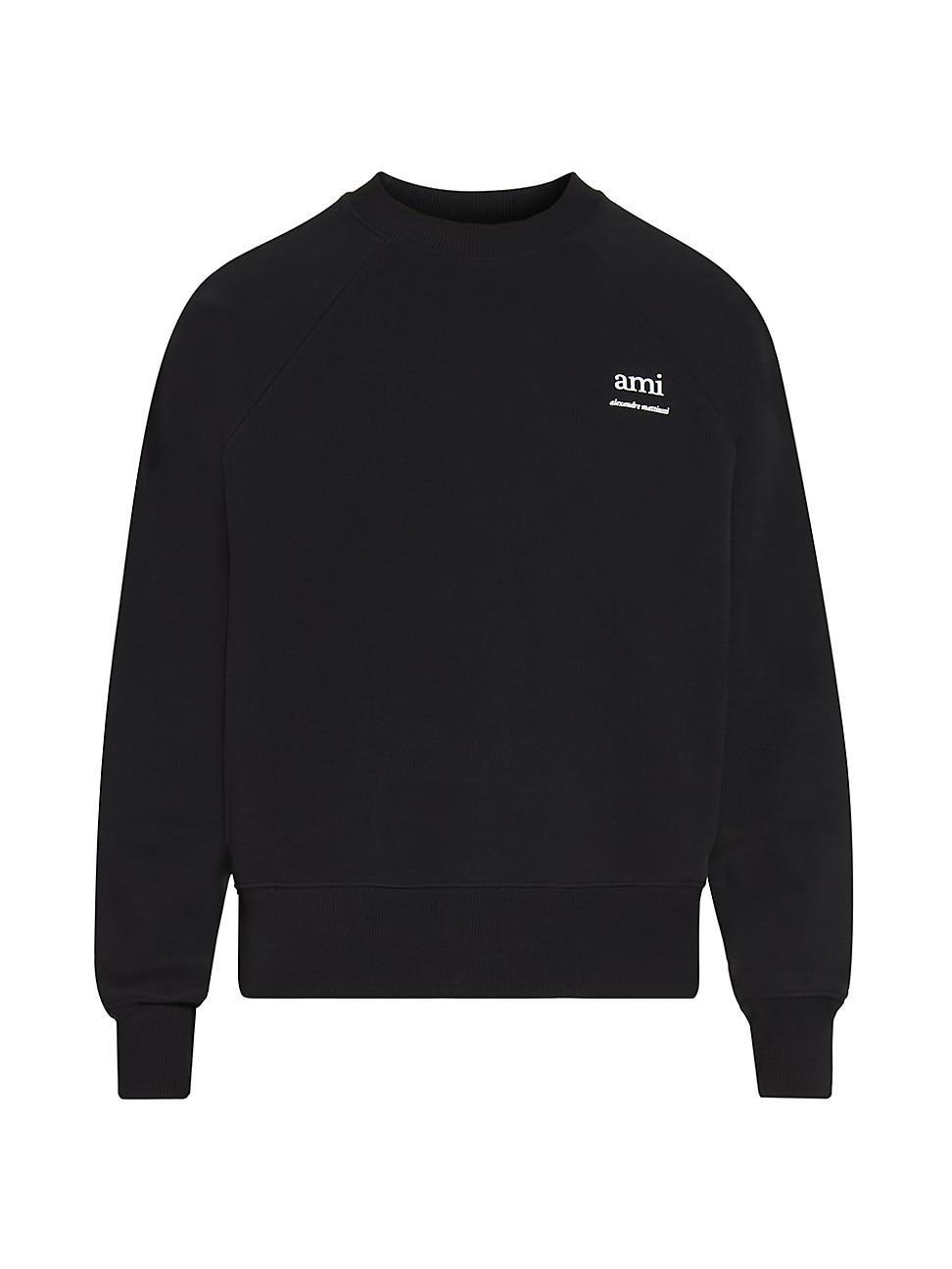 Mens Ami Logo-Embroidered Sweatshirt Product Image